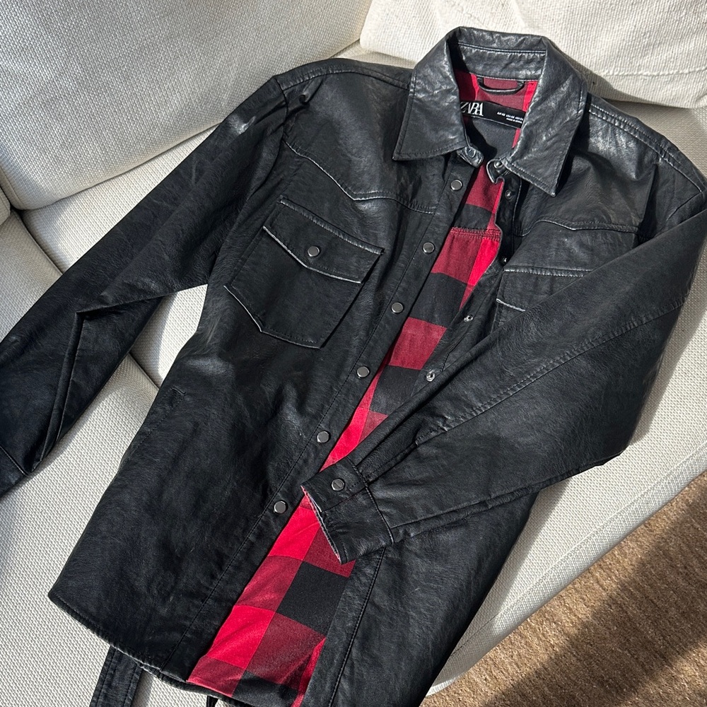 Zara | Black Shirt Jacket